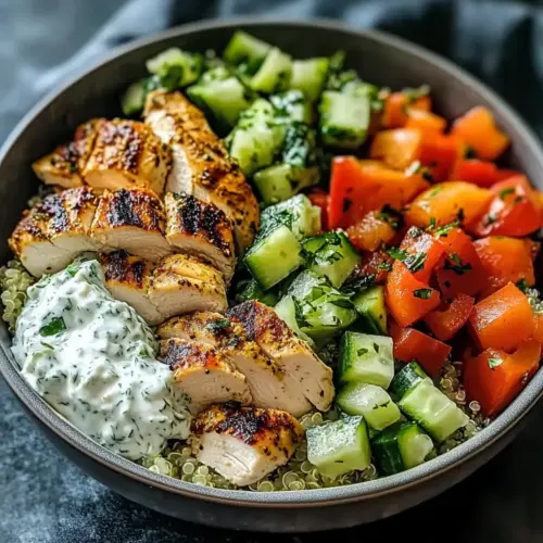 Chicken Tzatziki Bowls