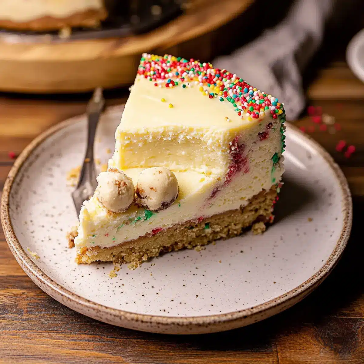 Sugar Cookie Cheesecake