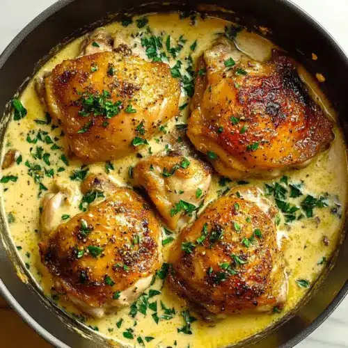 Creamy Garlic Chicken Thighs