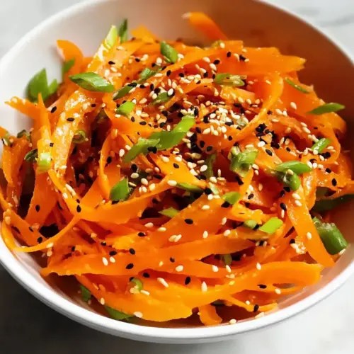 Asian Raw Carrot Salad