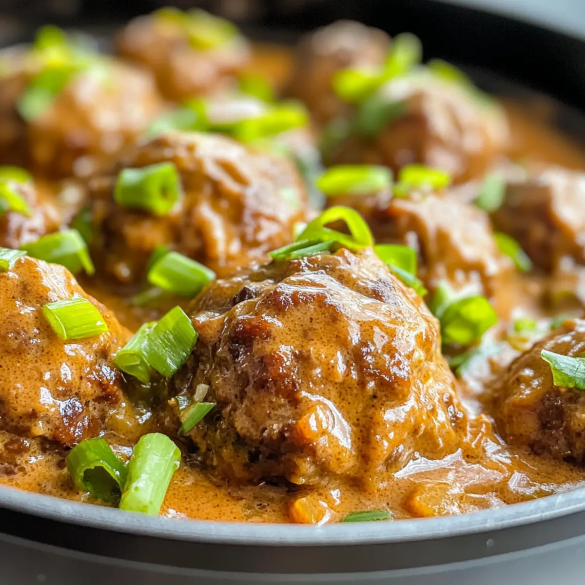 Jerk Meatballs In Coconut Curry Sauce