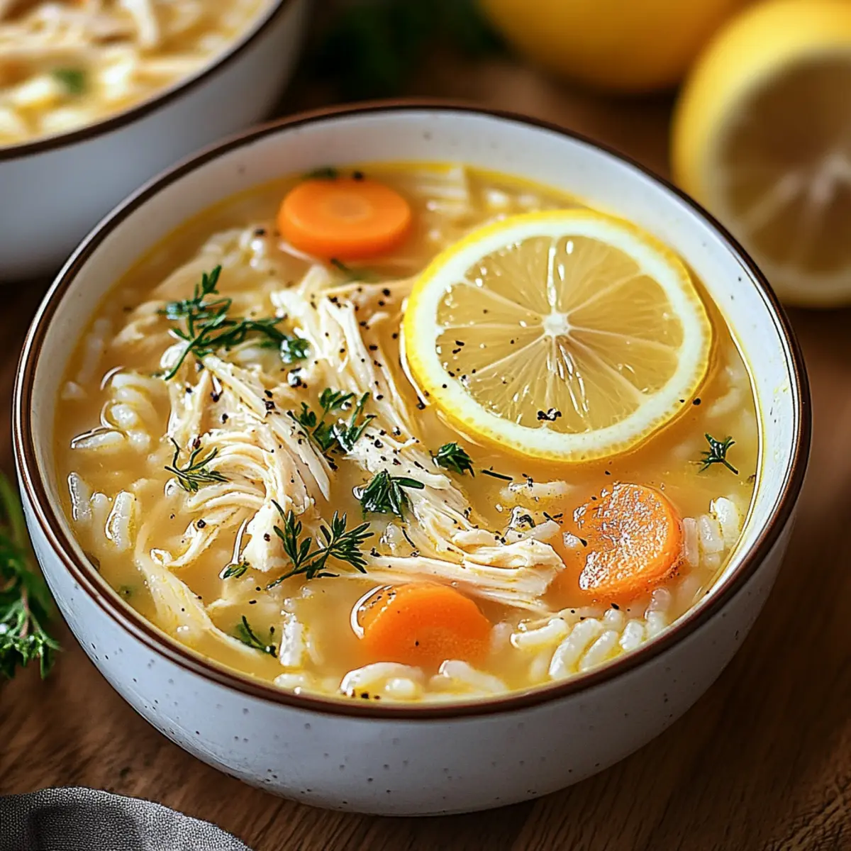 Greek Lemon Chicken Soup