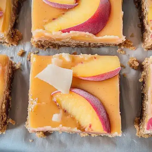 Peach Pie Ice Cream Bars