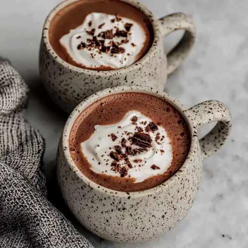 The Best Peppermint Hot Chocolate