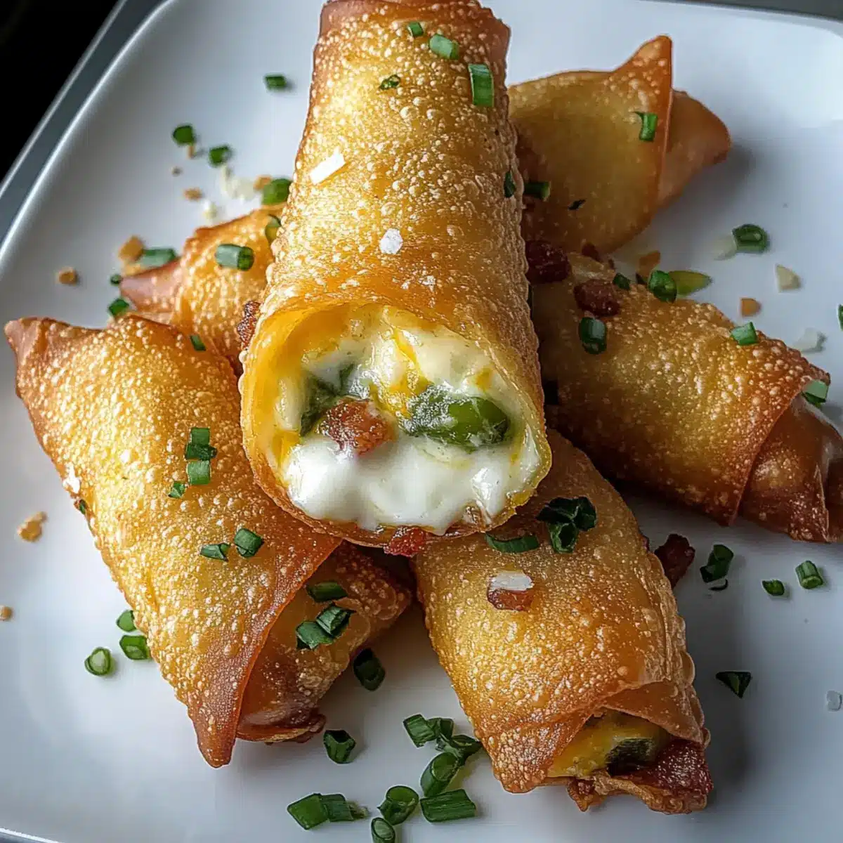 Bacon Jalapeño Popper Eggrolls