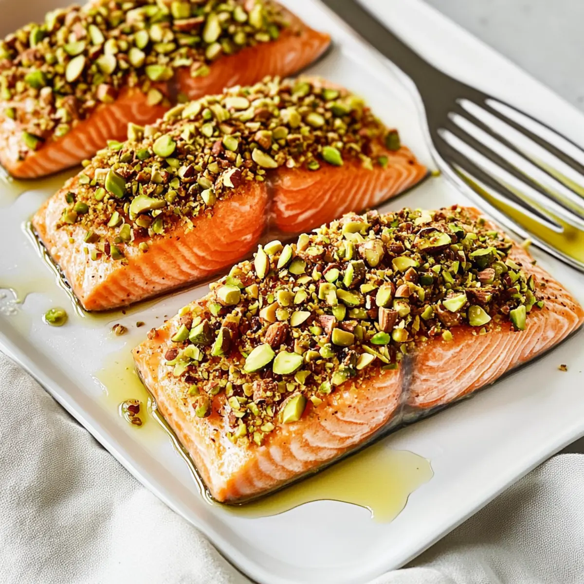 Pistachio Crusted Salmon