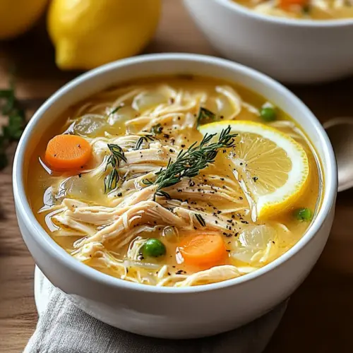 Lemon Chicken Soup