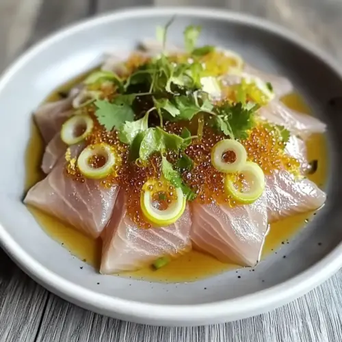 Hamachi Crudo