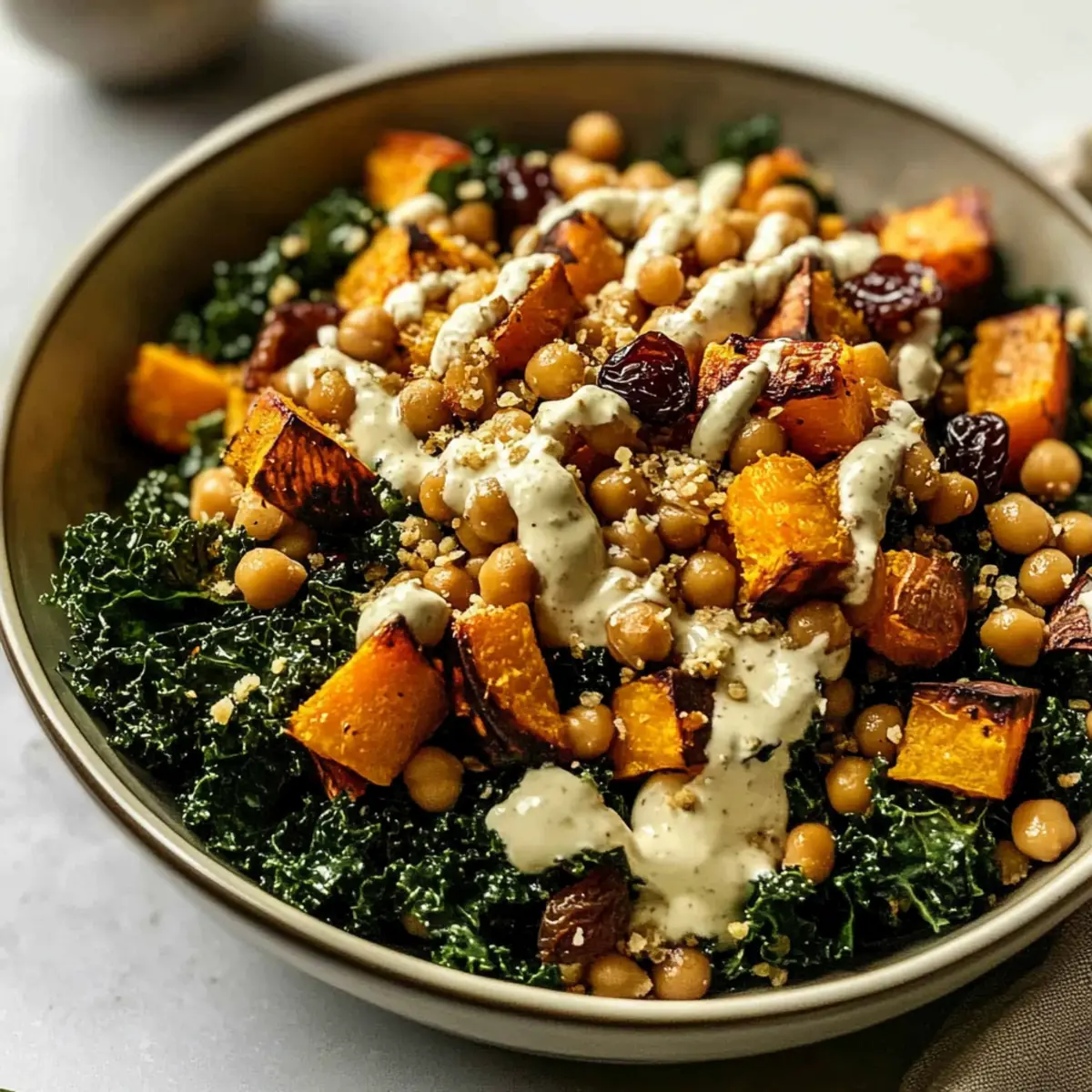 Vegan Roasted Fall Harvest Salad