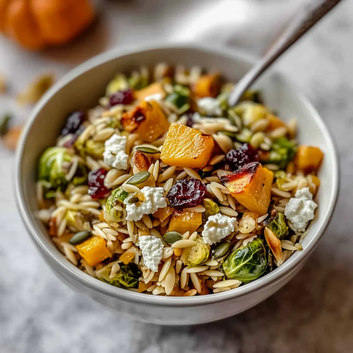 Fall Harvest Orzo Salad
