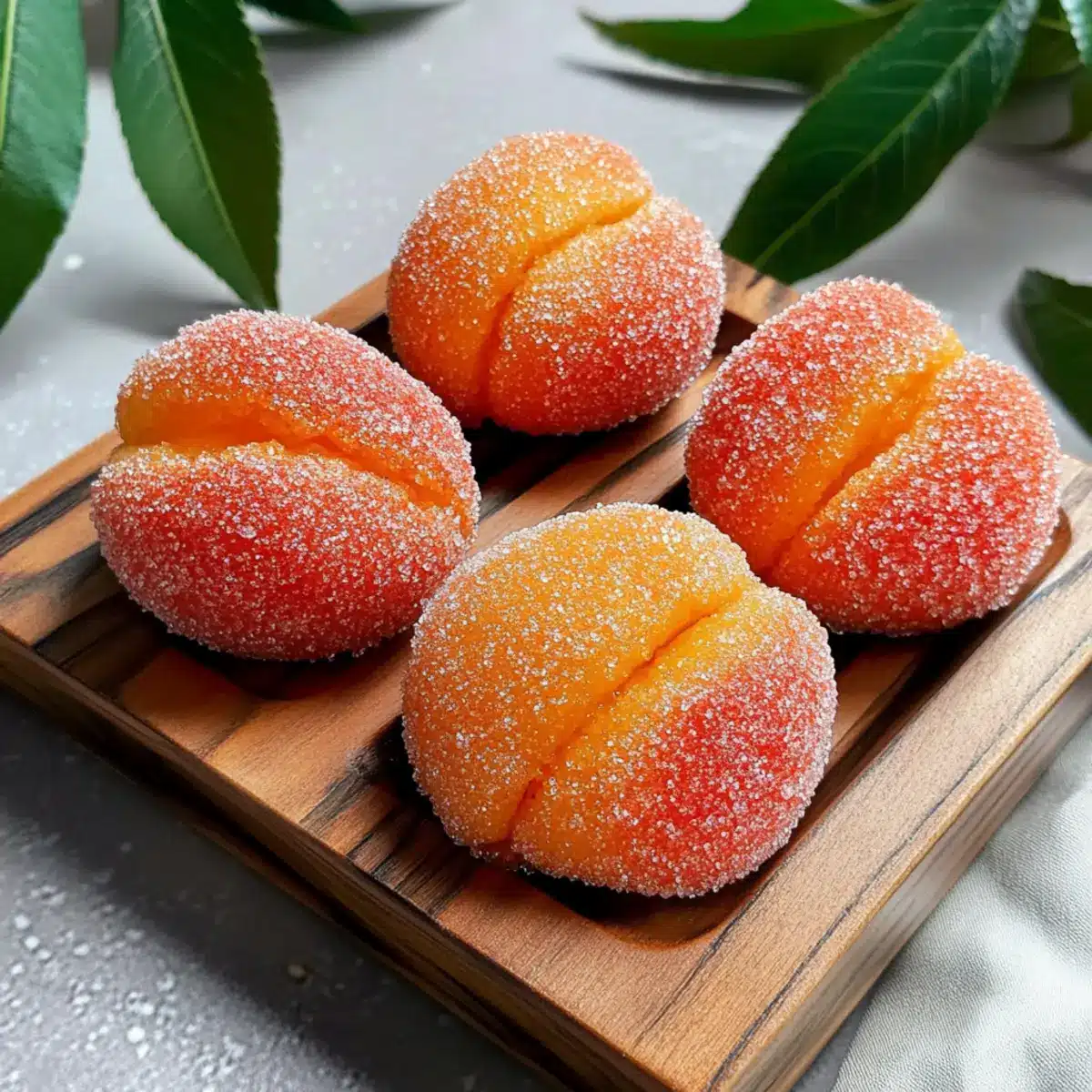 Italian Peach Cookies