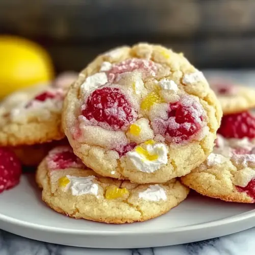 Lemon Raspberry Cookies