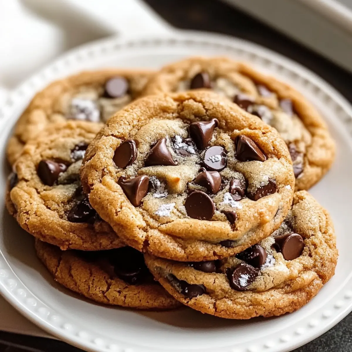 Ultra Thick Chocolate Chip Cookies