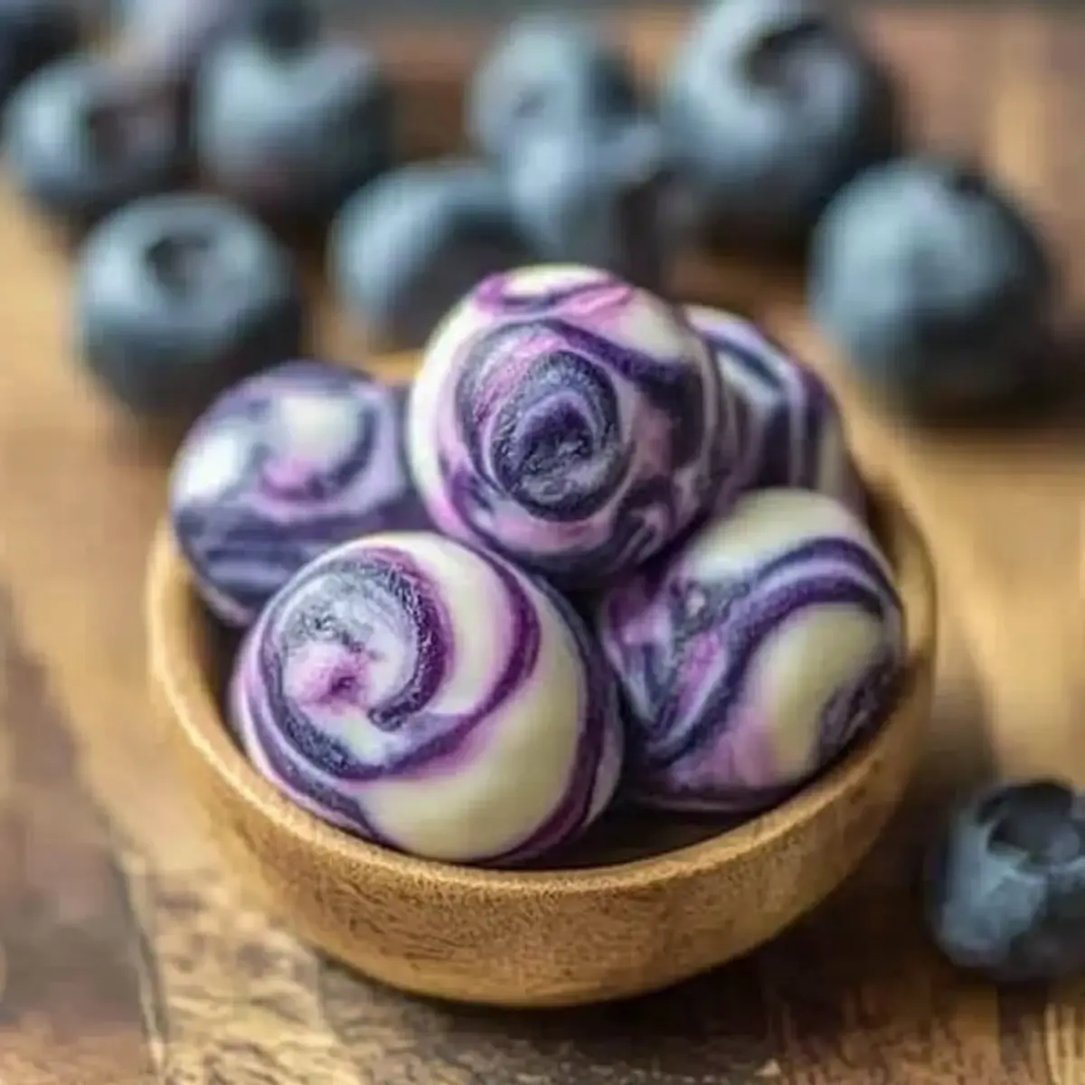 Blueberry Greek Yogurt Bites