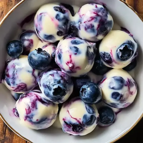 Blueberry Swirl Yogurt Bites