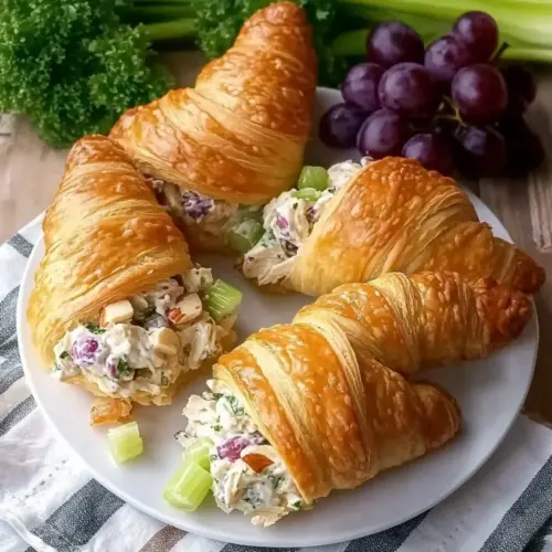 Easter Chicken Salad Crescent Rolls