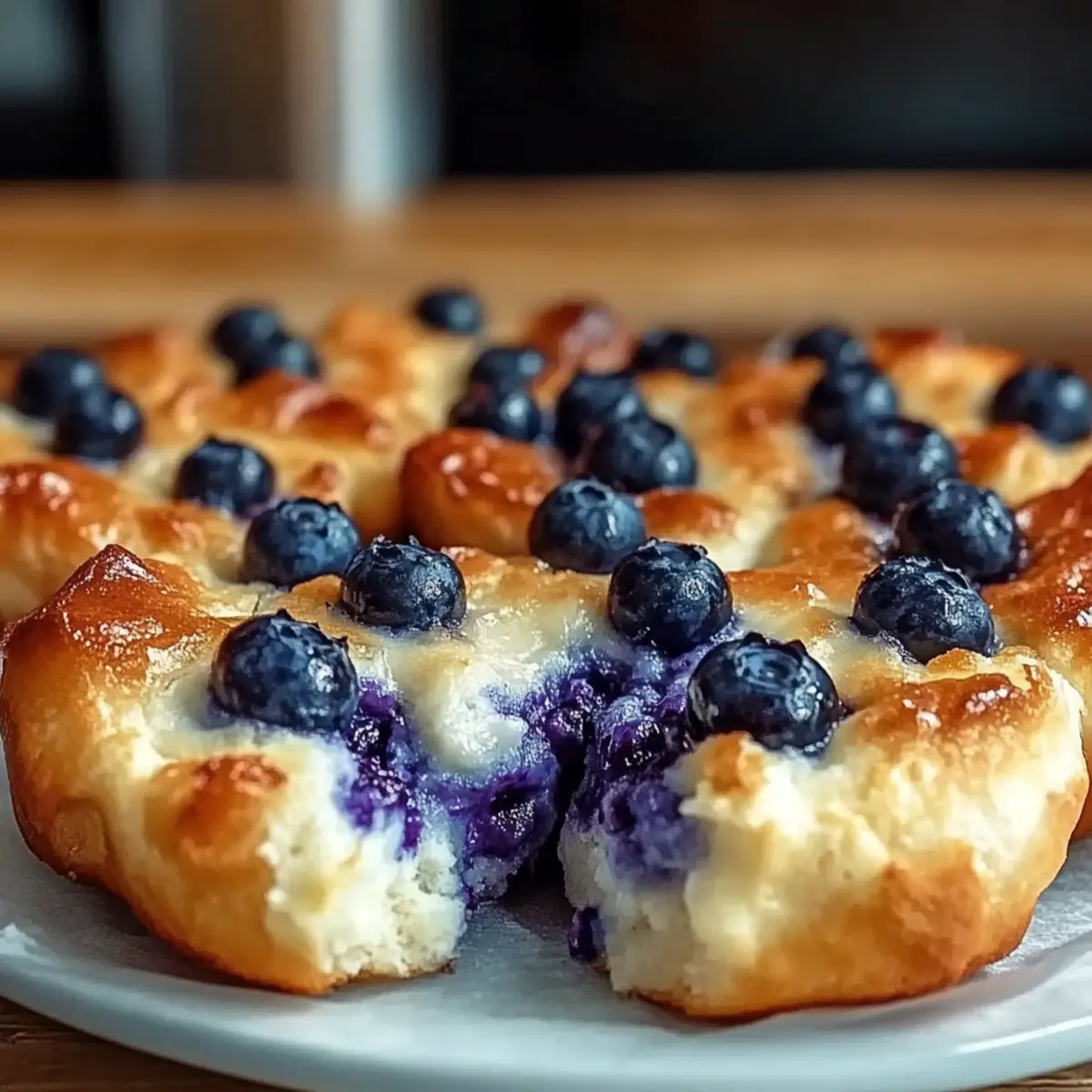Cottage Cheese Blueberry Cloud Bread