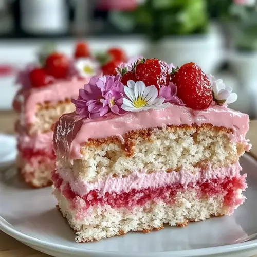 Mothers Day Pink Ombre Cake