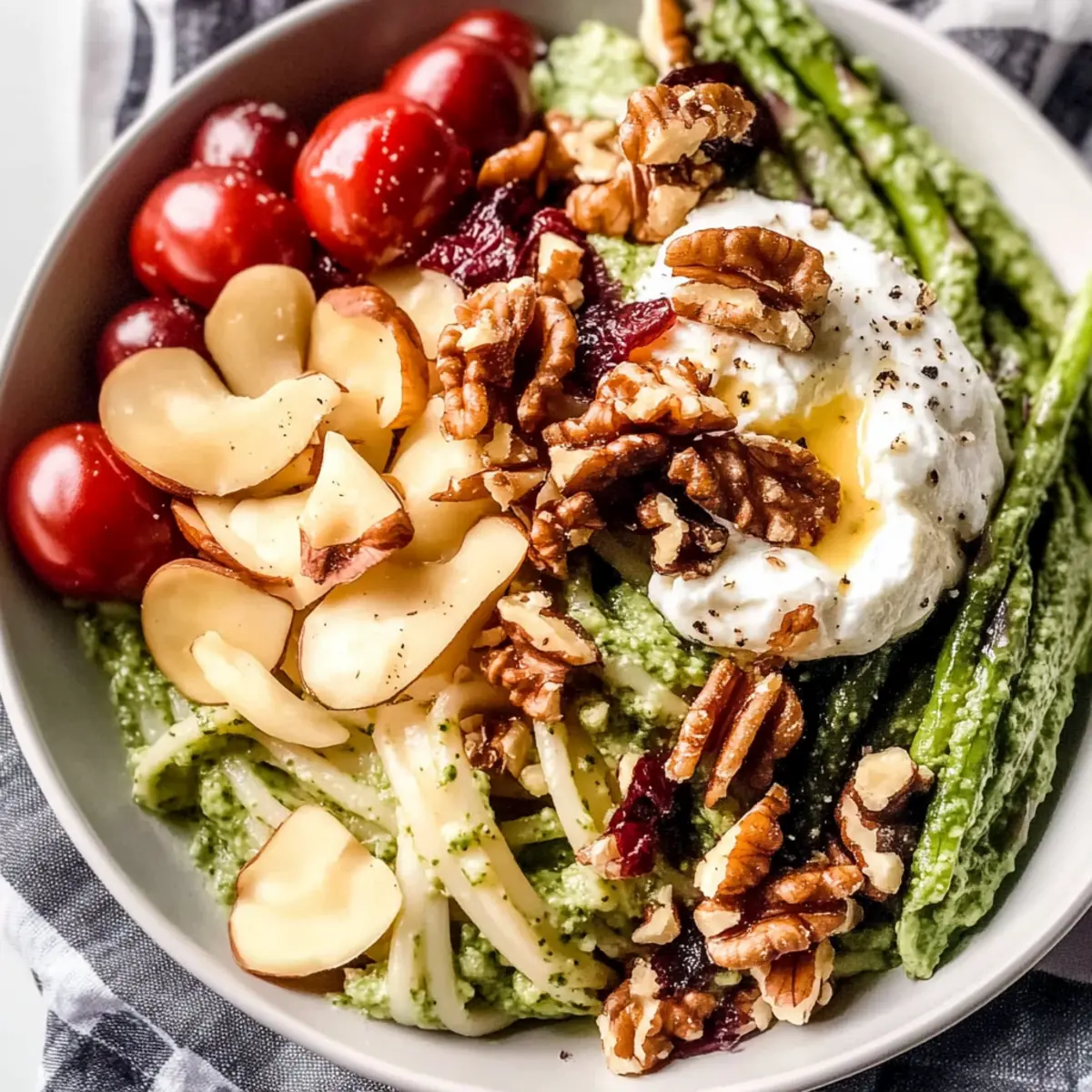 Apple Salad With Candied Walnuts