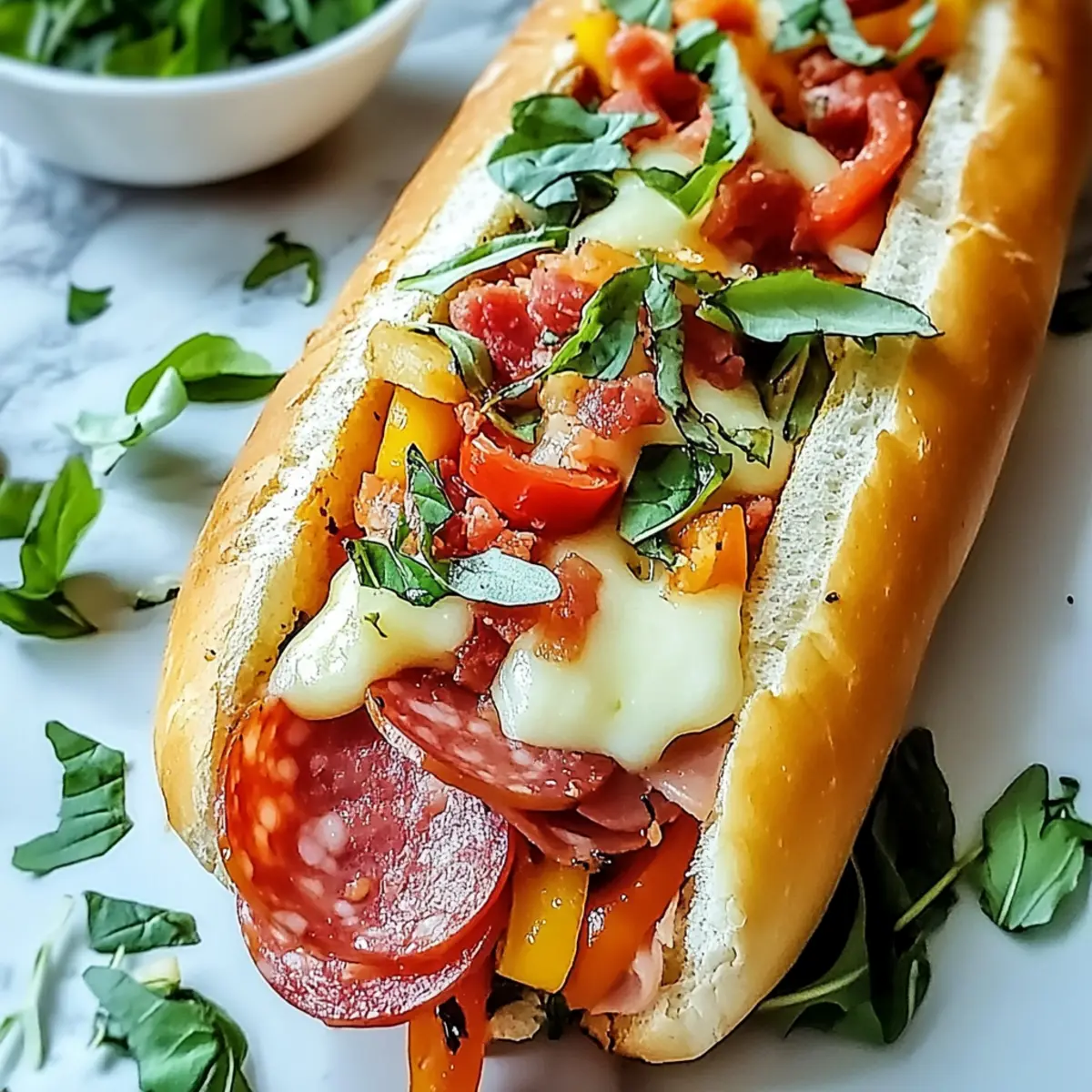 Baked Italian Grinder Sandwiches