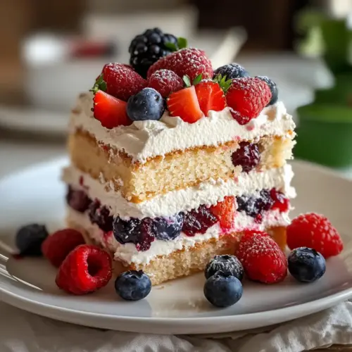 Berry Chantilly with Fresh Berries