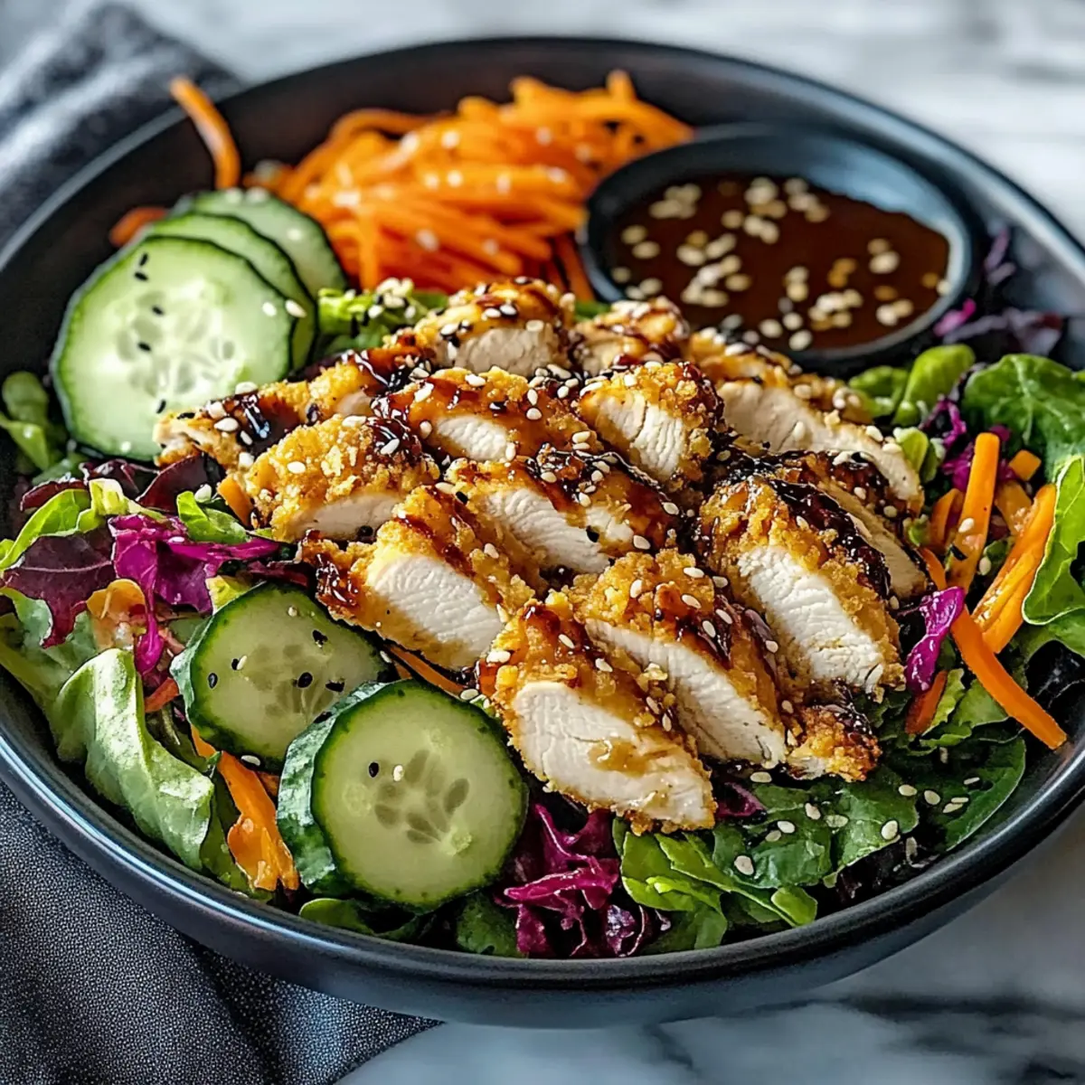 Asian Sesame Chicken Salad