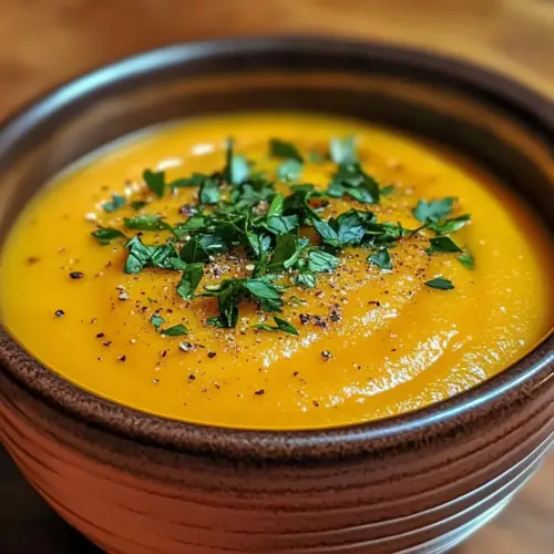 Roasted Carrot & Ginger Soup