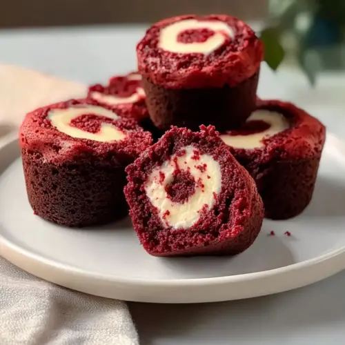 Red Velvet Brownie Bites