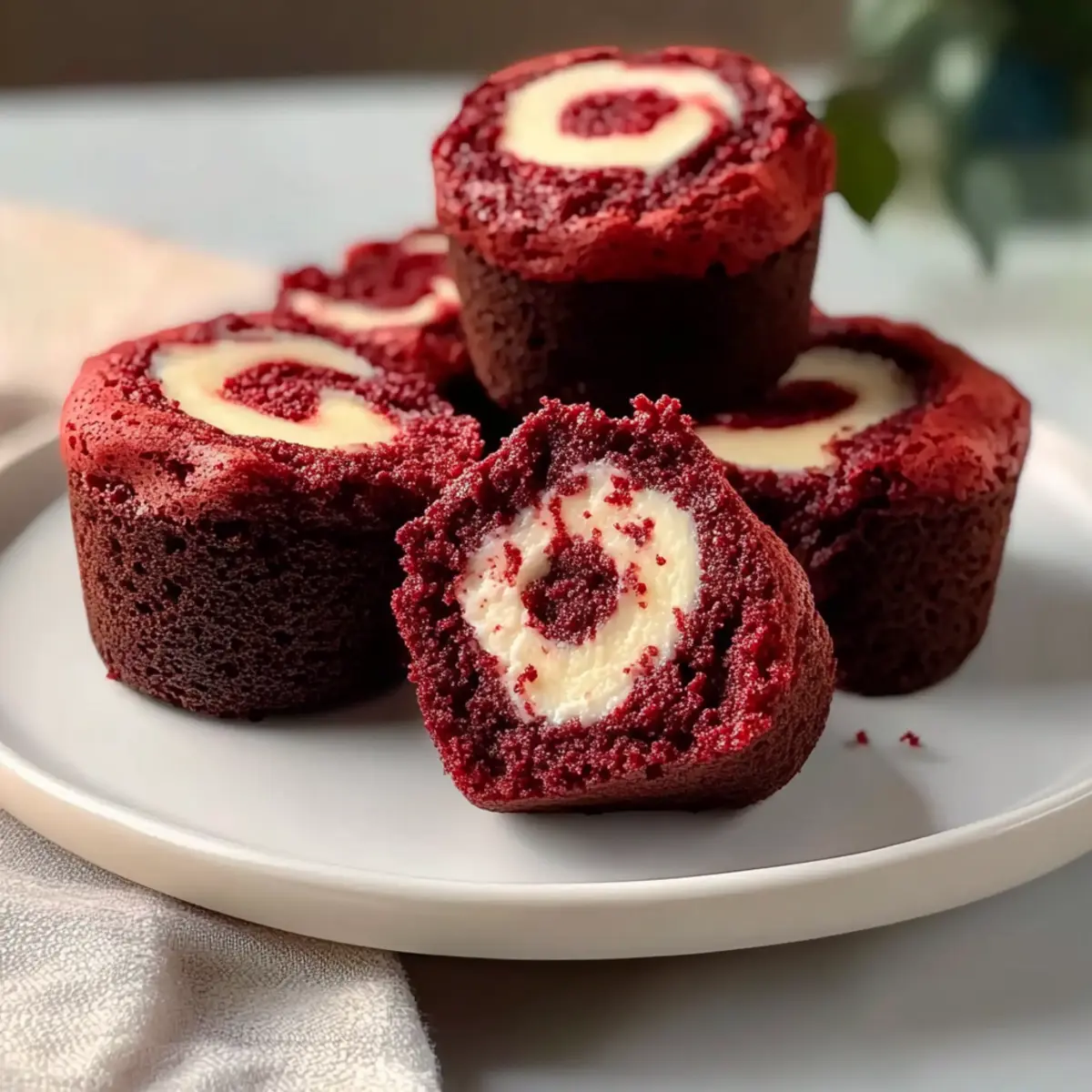 Red Velvet Brownie Bites