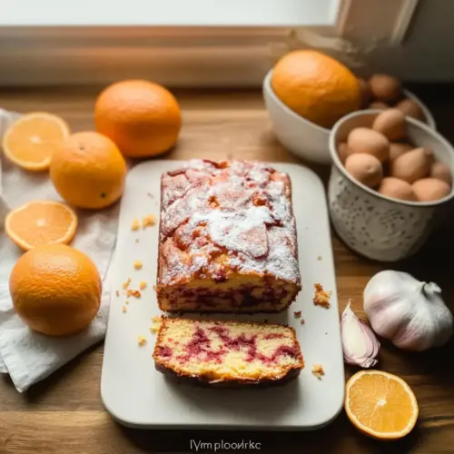 Blood Orange Loaf Cake