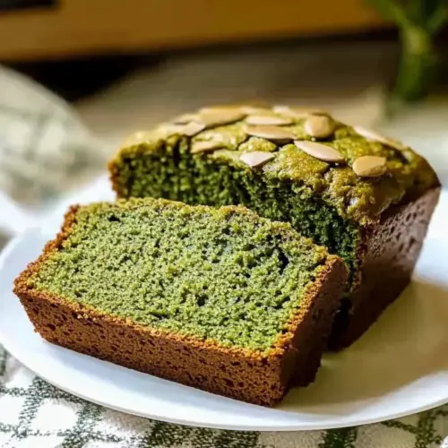 Homemade Matcha Banana Bread