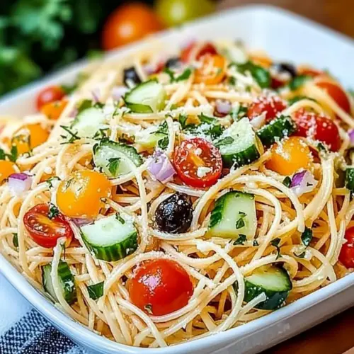 Spaghetti Salad With Italian Dressing