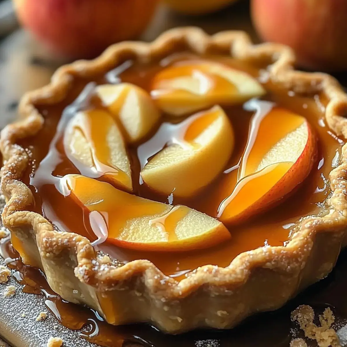 Miso Caramel Apple Pie