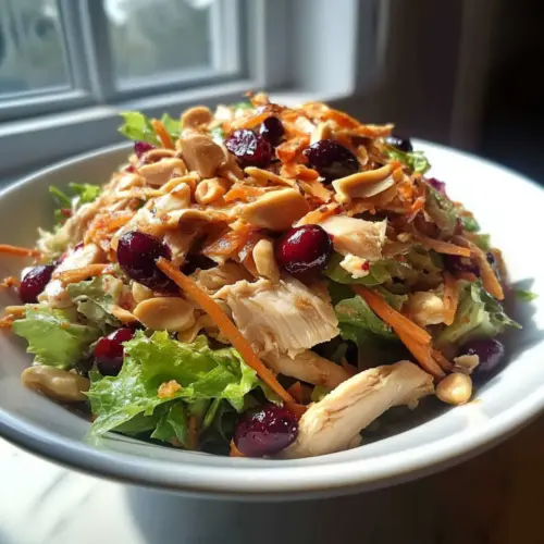 Asian Chicken Cranberry Salad