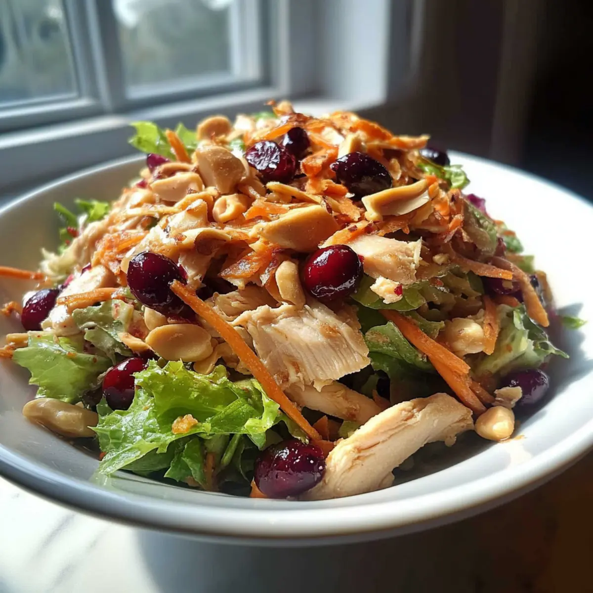 Asian Chicken Cranberry Salad