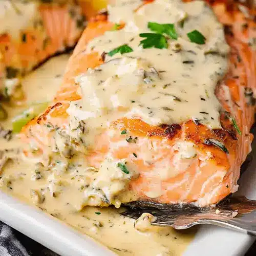 Baked Boursin Salmon