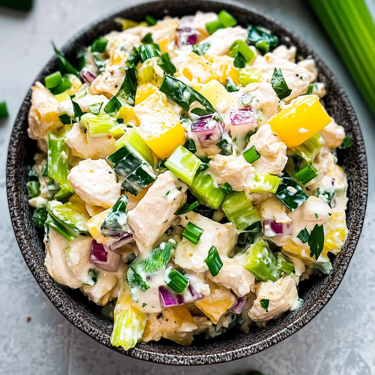 Cottage Cheese Chicken Salad