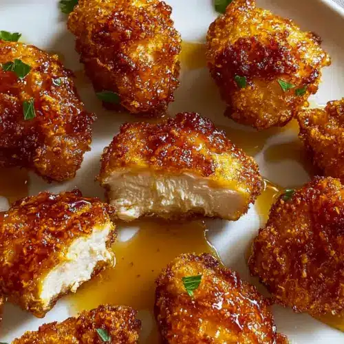Baked Crunchy Hot Honey Chicken