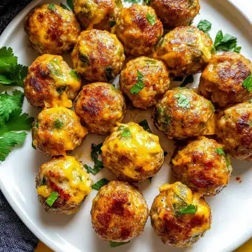 Loaded Jalapeño Popper Meatballs