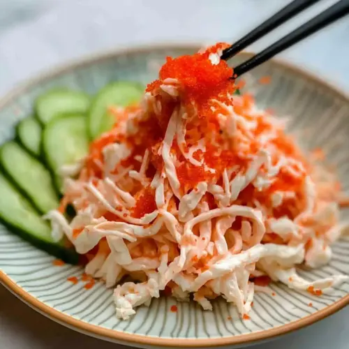 Spicy Kani Salad with Tobiko