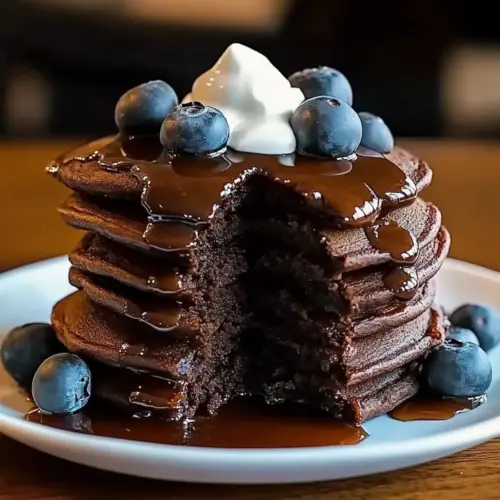 Chocolate Protein Pancakes