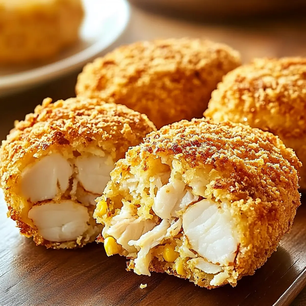 Crispy Cornbread Stuffing Crab Cakes