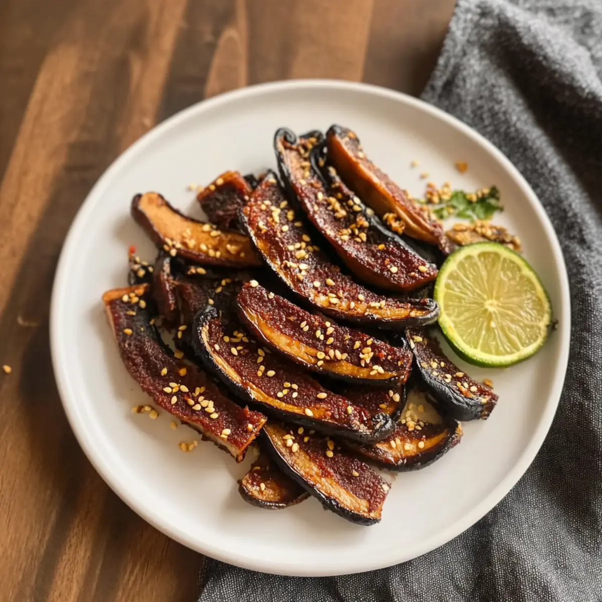 Air Fryer Mushroom Jerky