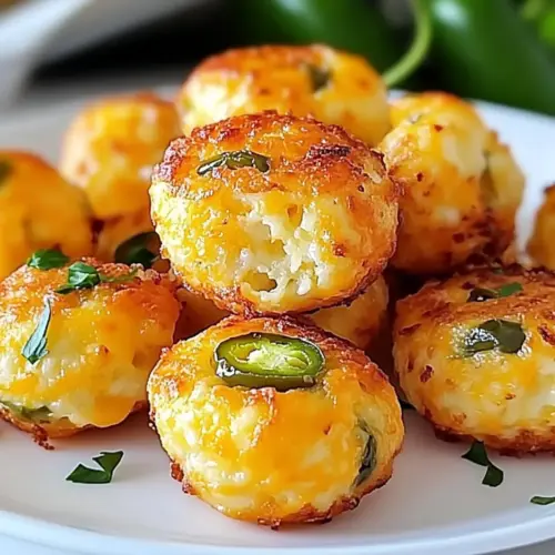 Crunchy Low-Carb Cheddar Jalapeño Bites