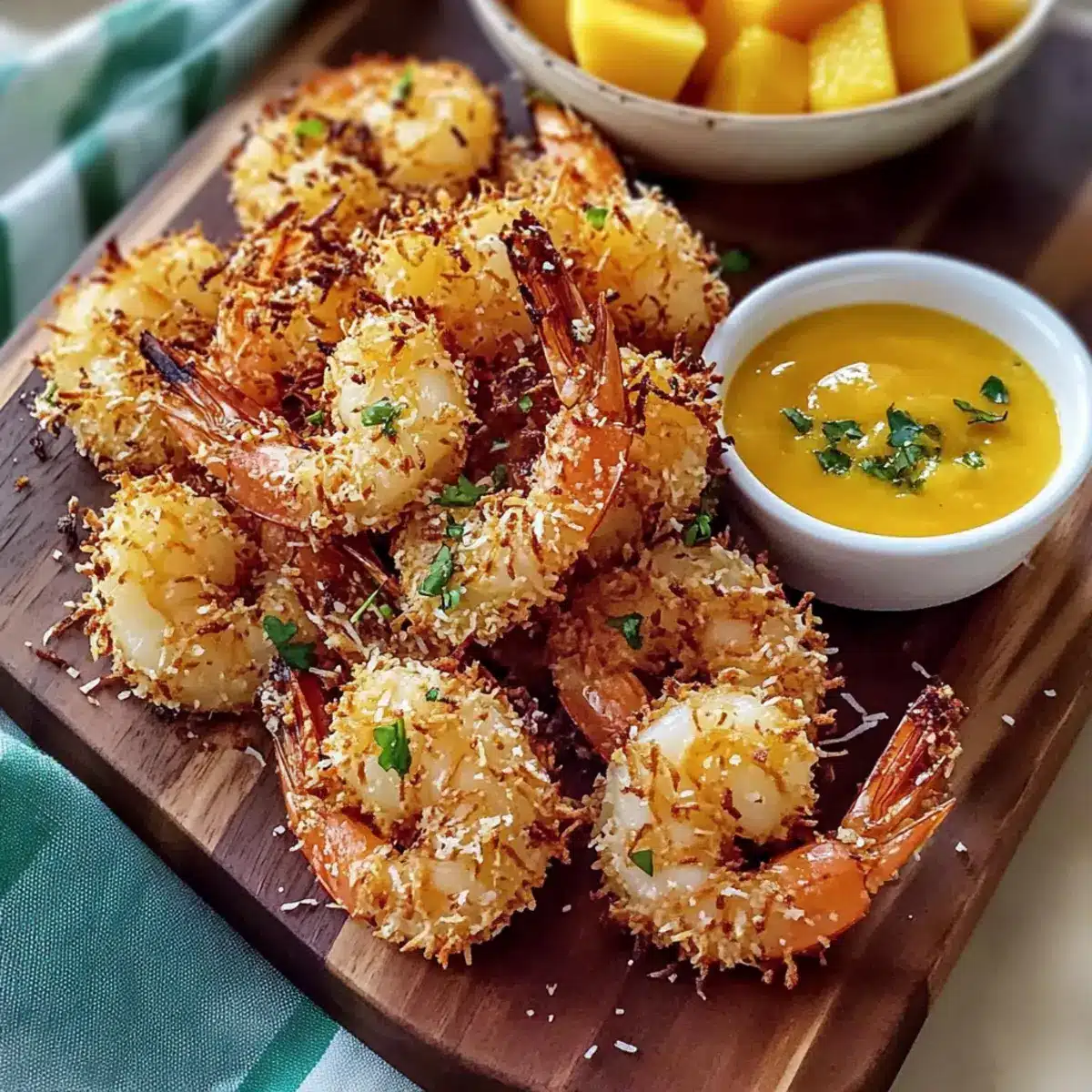 Jumbo Coconut Shrimp with Mango Dipping Sauce