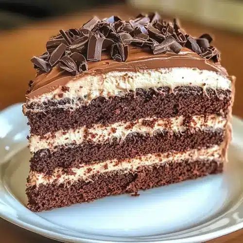 Double Layer Chocolate Fudge Cake