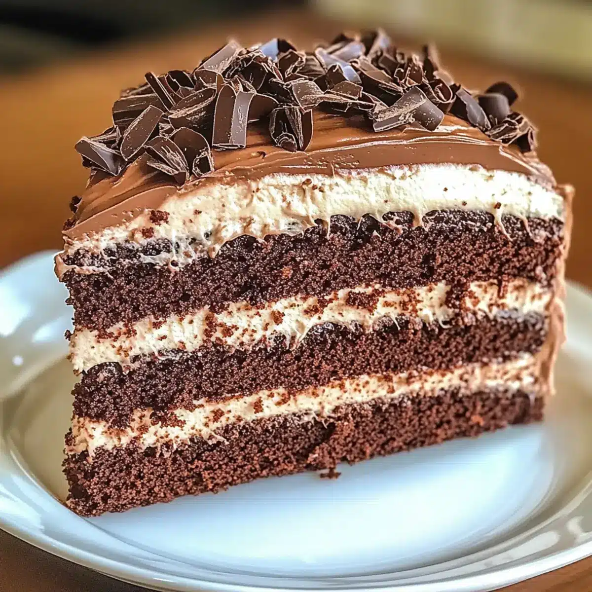 Double Layer Chocolate Fudge Cake