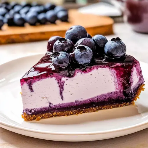 No-Bake Blueberry Cheesecake