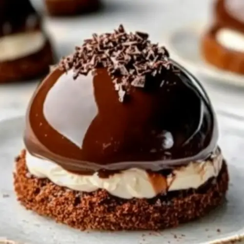 Chocolate Mascarpone Dome Dessert