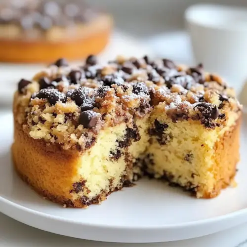Fluffy Coffee Cakes with Chocolate Chip Streusel